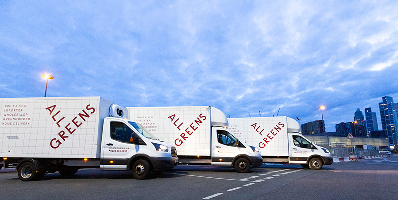 The All Greens Van Fleet in London